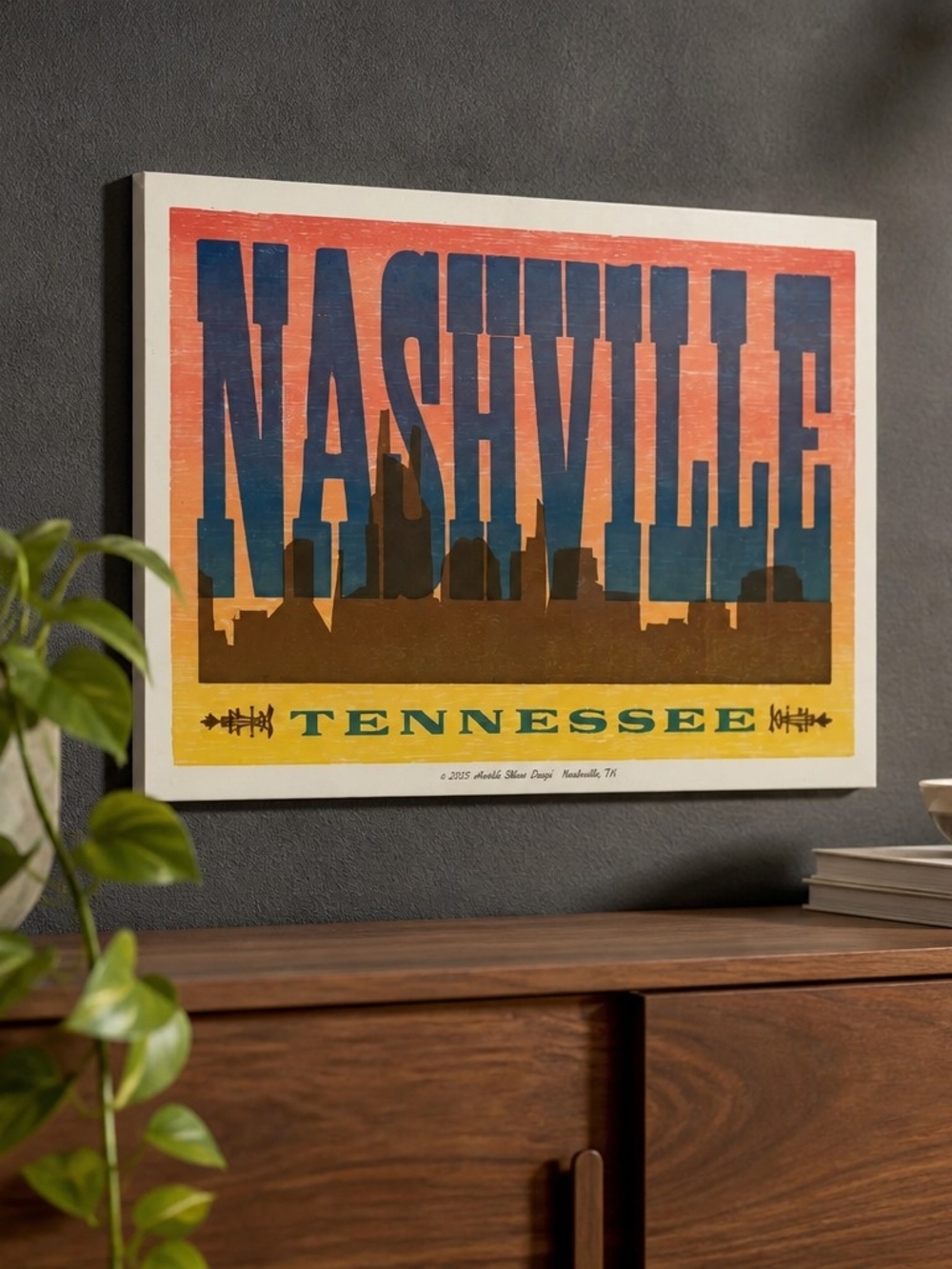 2015 Hatch Show Print Nashville TN New Sealed Pressed Board Poster Art Sign 1252